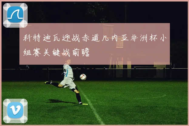 科特迪瓦迎战赤道几内亚非洲杯小组赛关键战前瞻